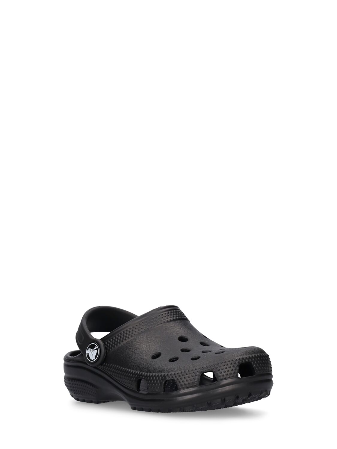 Shop Crocs Classic Clog Rubber  In Black