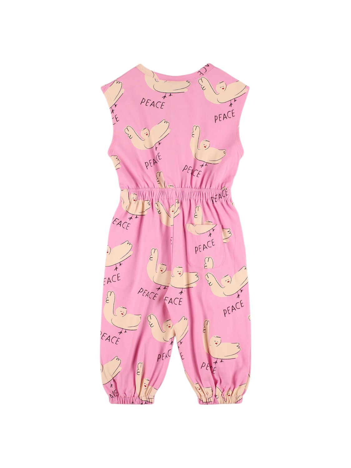 Shop Jellymallow Printed Cotton Overalls In Pink