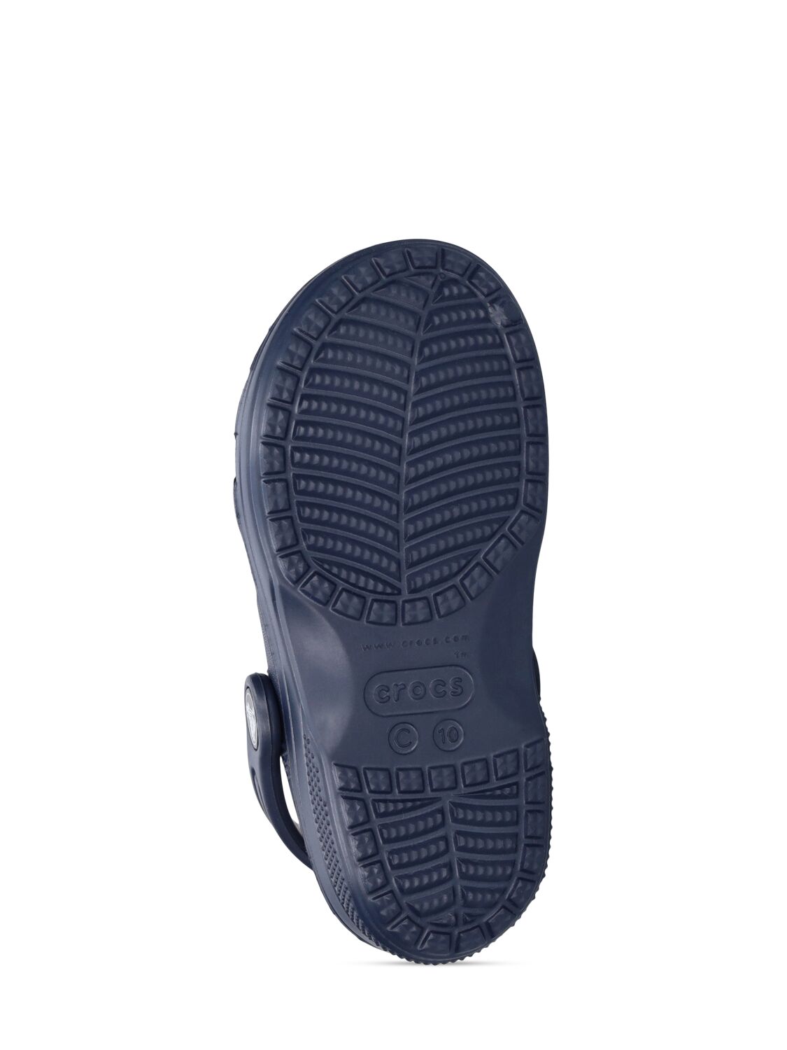 Shop Crocs Rubber Sandals In Navy