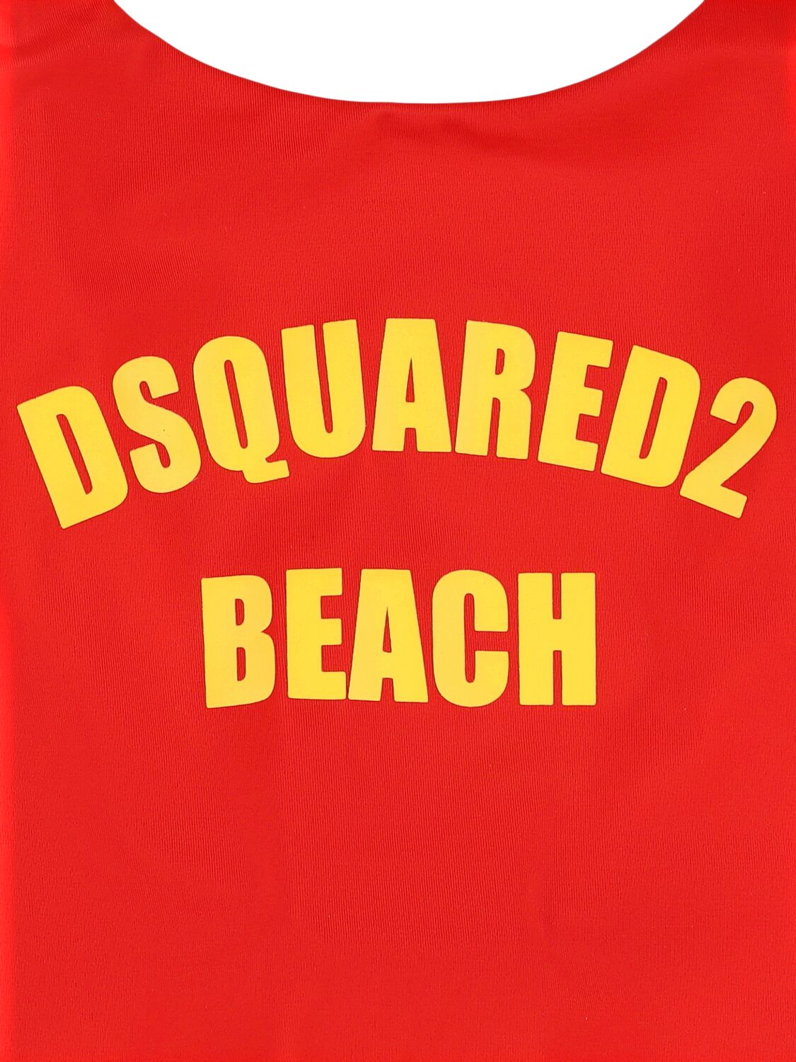 Shop Dsquared2 Lycra One Piece Swimsuit In 红色