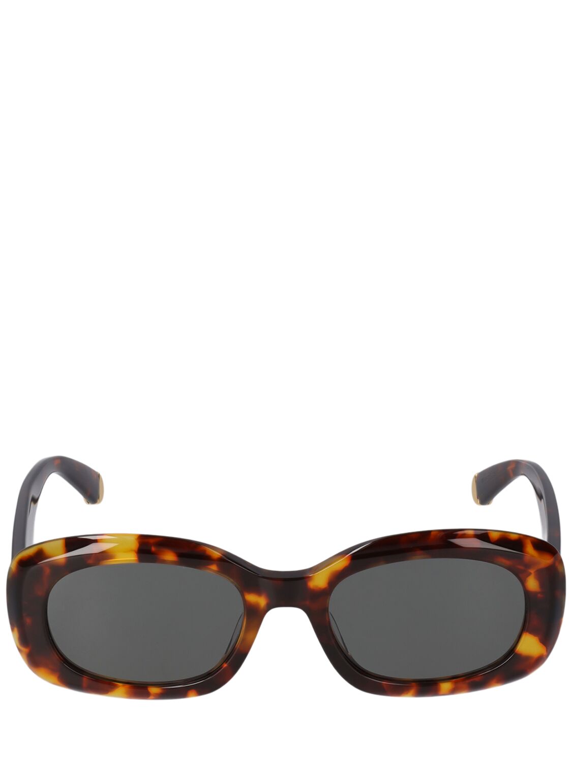 Stella Mccartney Round Acetate Sunglasses In Brown