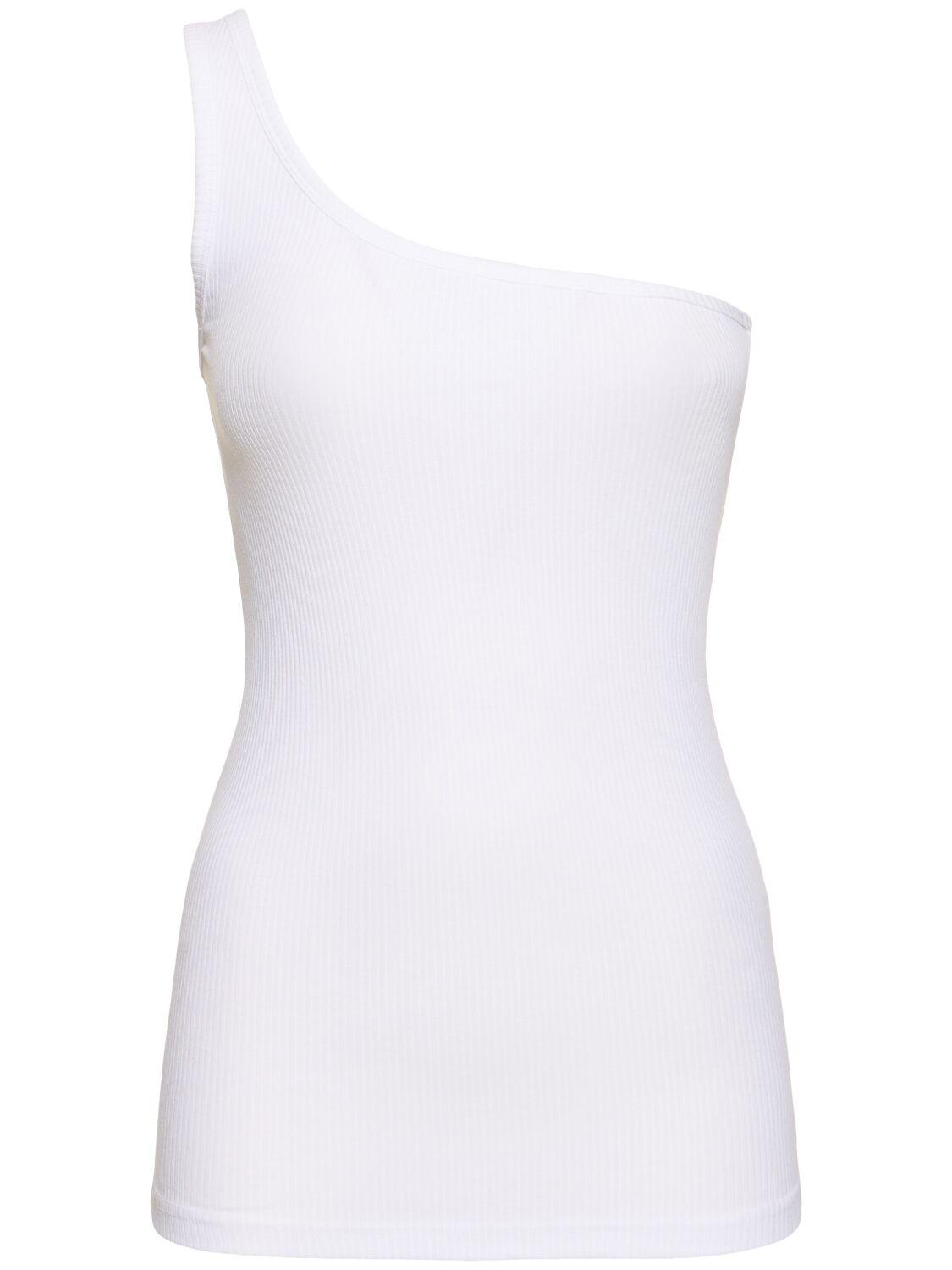 Isabel Marant Tresia One Shoulder Cotton Top In White