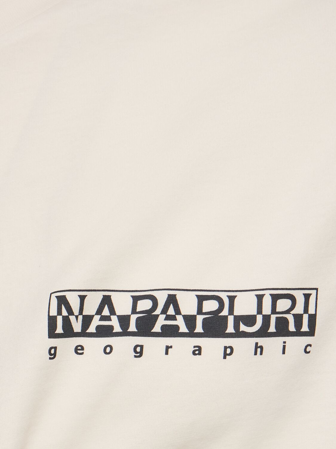 Shop Napapijri S-tahi Cotton T-shirt In White Whisper