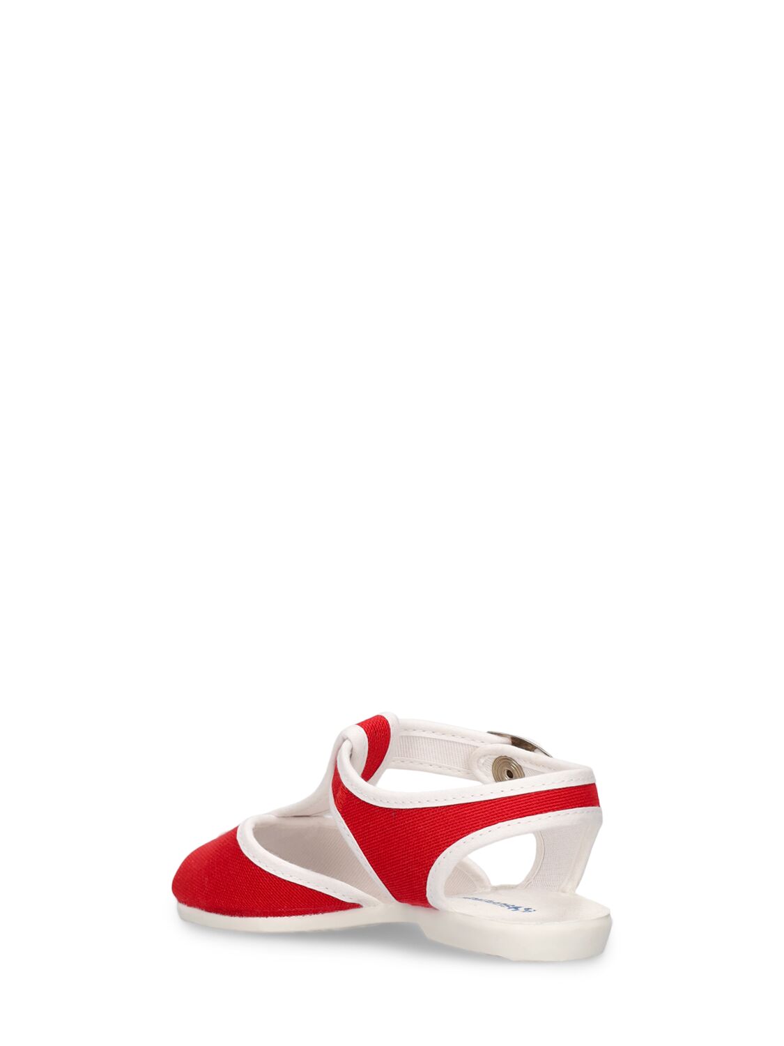Shop Superga 1200- Cotj Canvas Sandals In Red