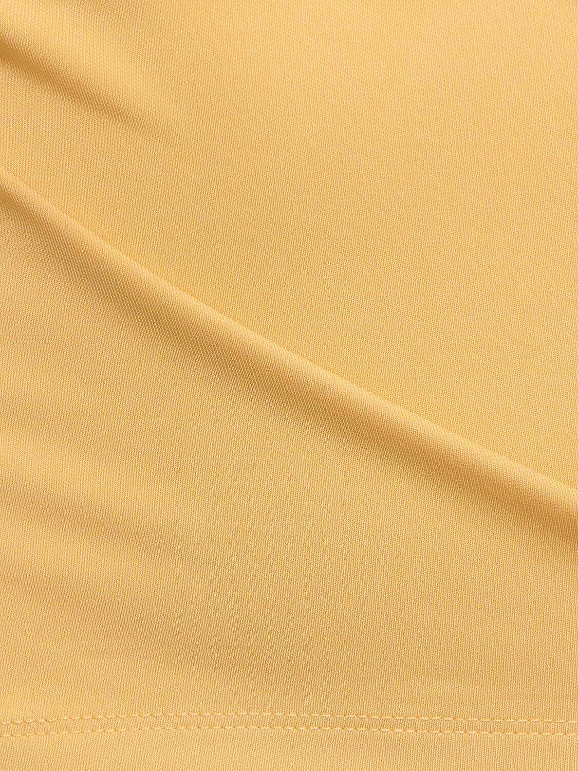 Shop Totême Fluid Jersey Viscose Blend Tank Top In Yellow