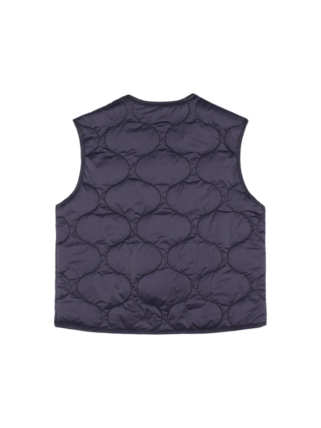 Shop Il Gufo Nylon Quilted Vest In Navy