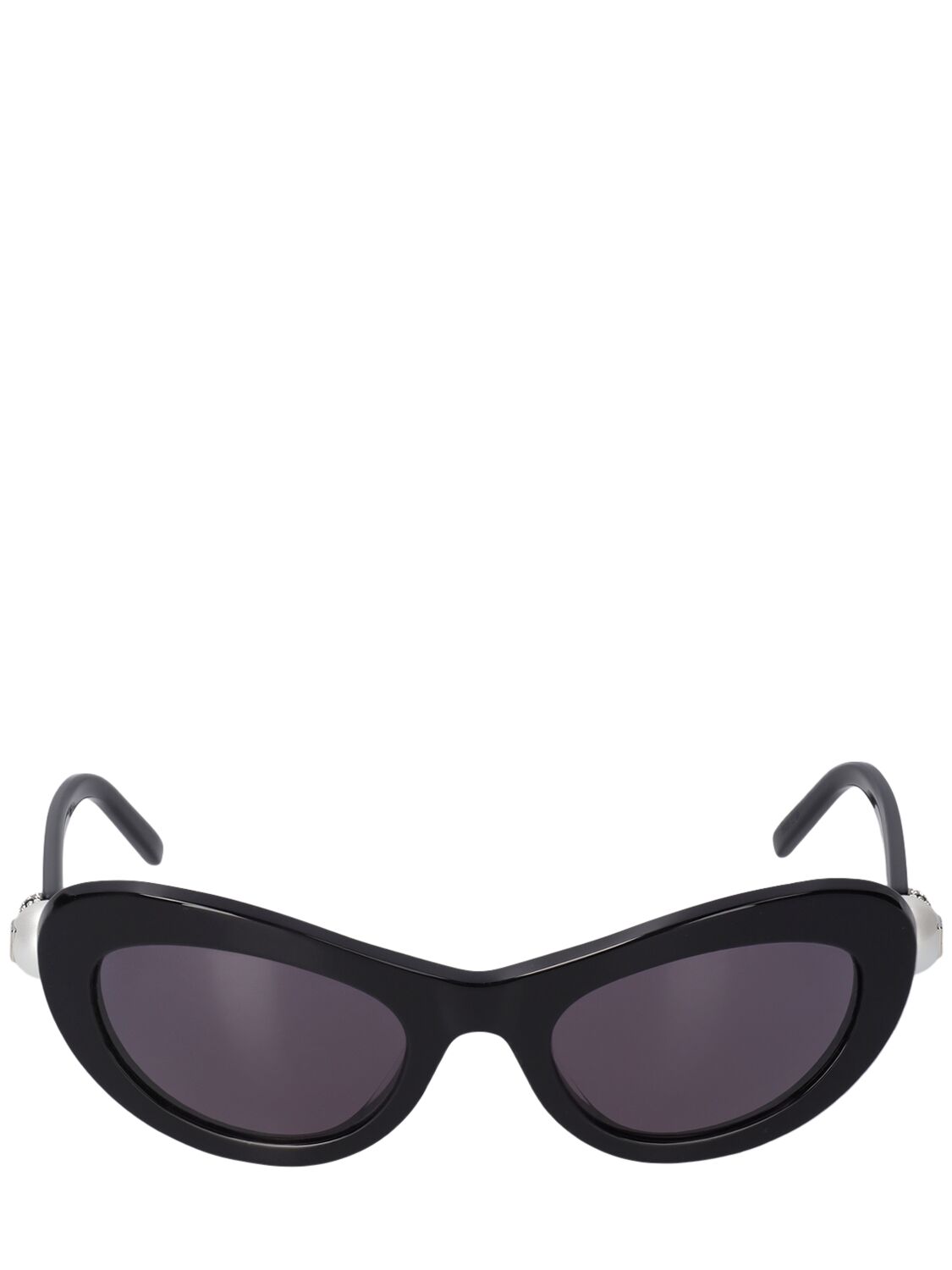 Givenchy Pearl Round Acetate Sunglasses In Black