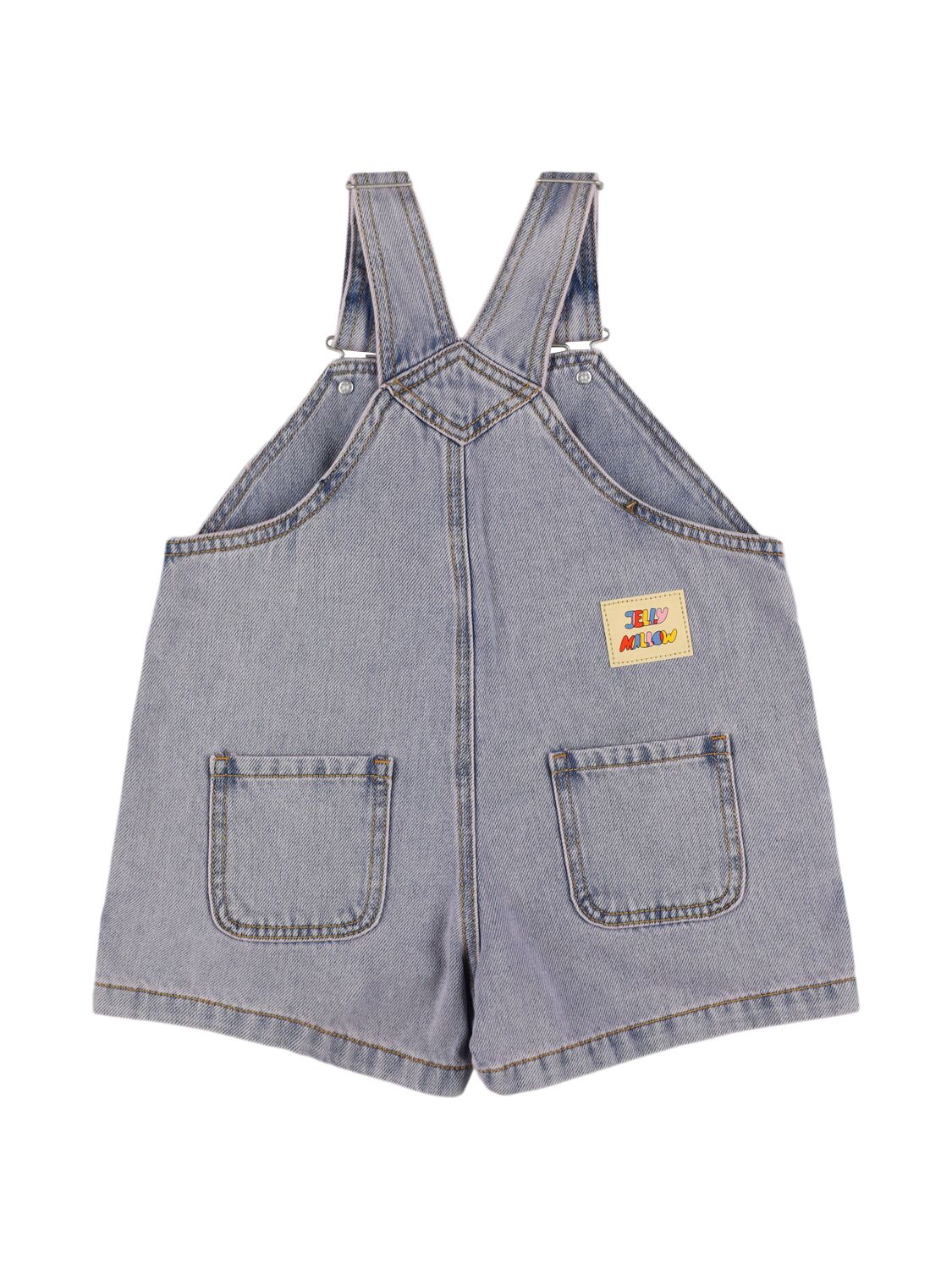 JELLYMALLOW COTTON DENIM OVERALLS 