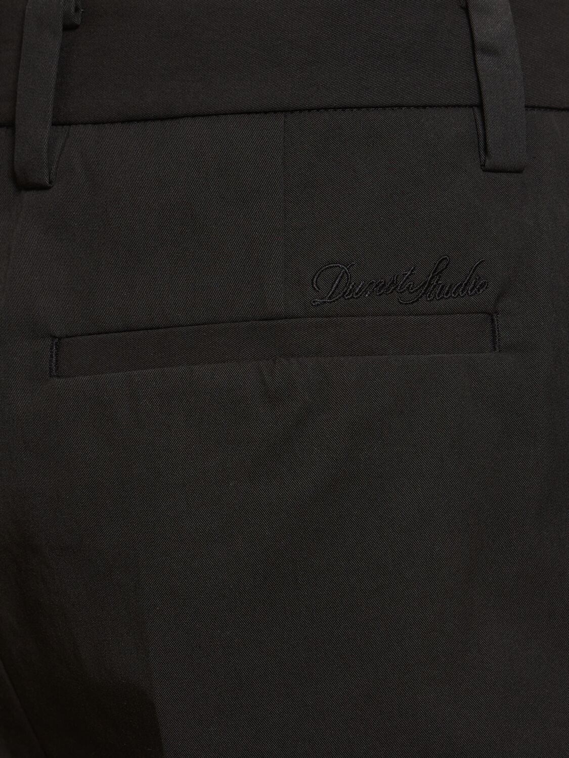 Shop Dunst Bermuda Chino Shorts In Black
