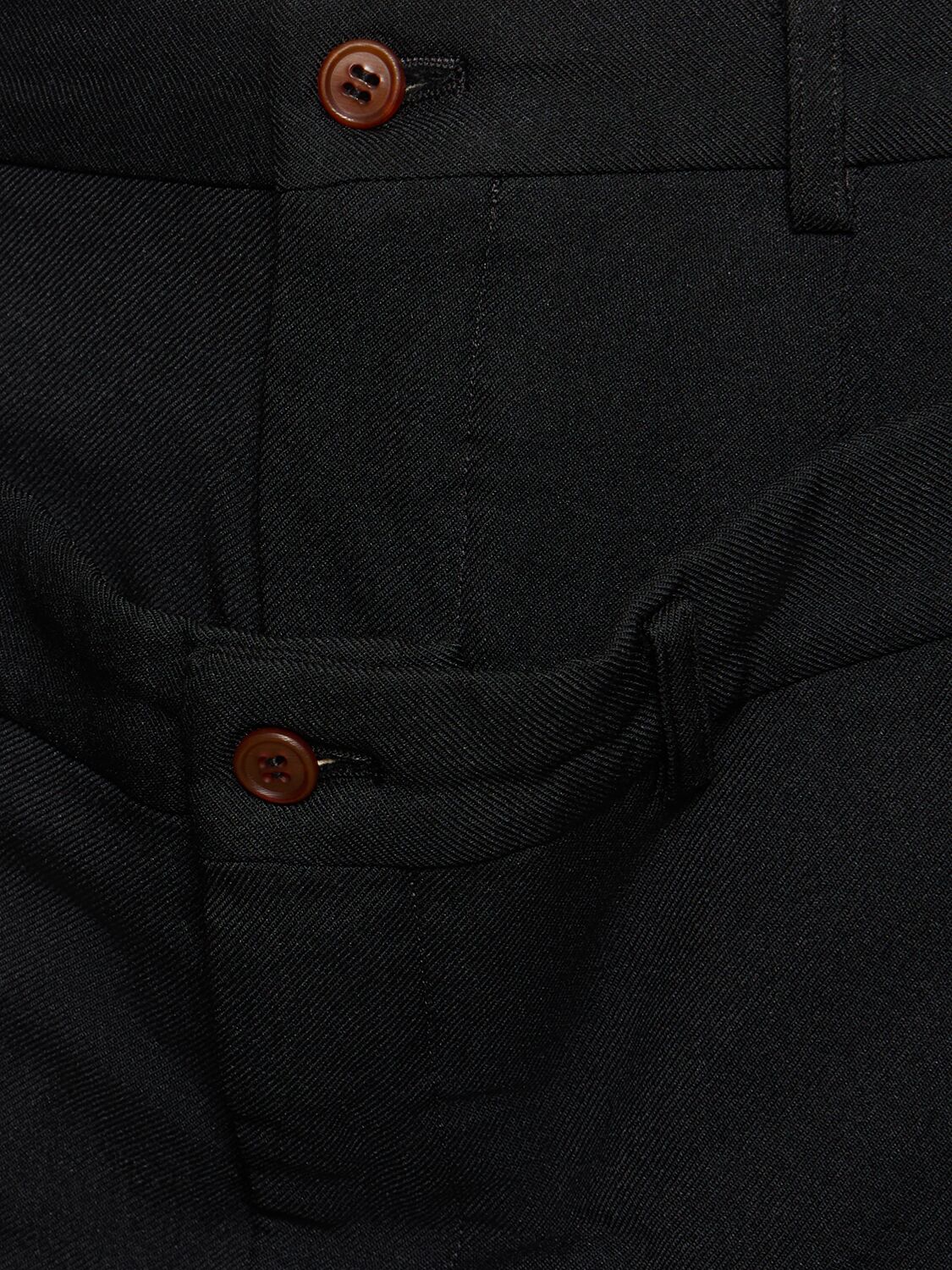 Shop Comme Des Garçons Boxy Fit Shorts In Black