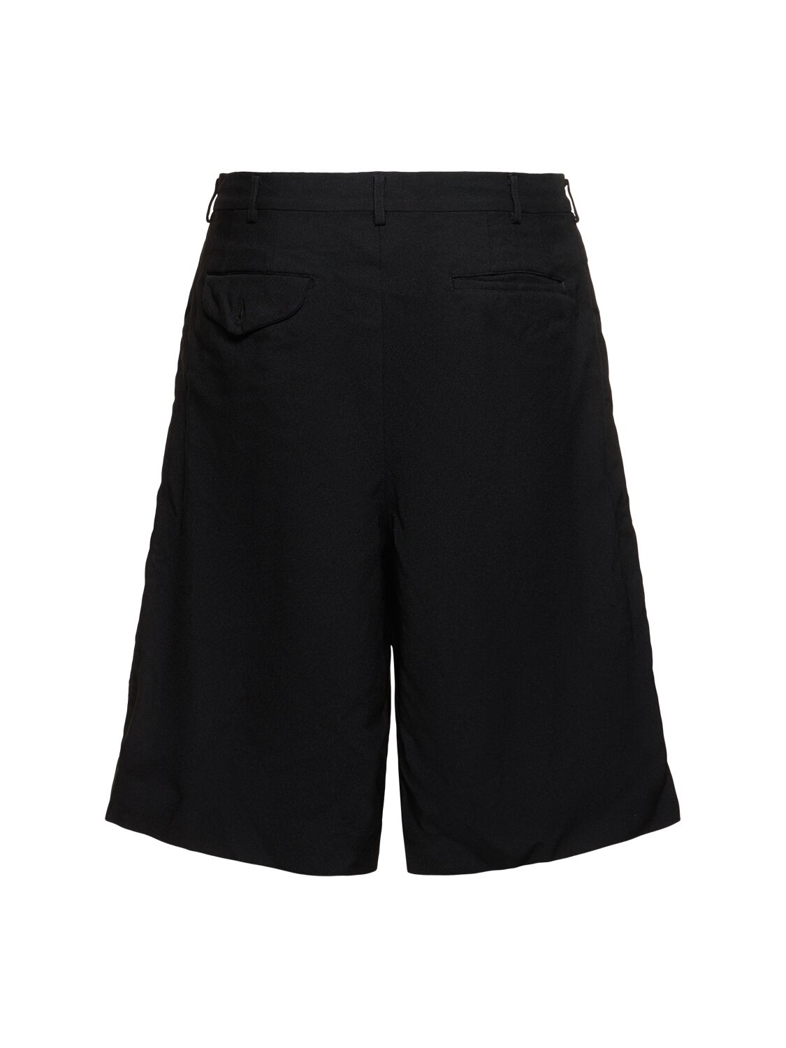 Shop Comme Des Garçons Boxy Fit Shorts In Black