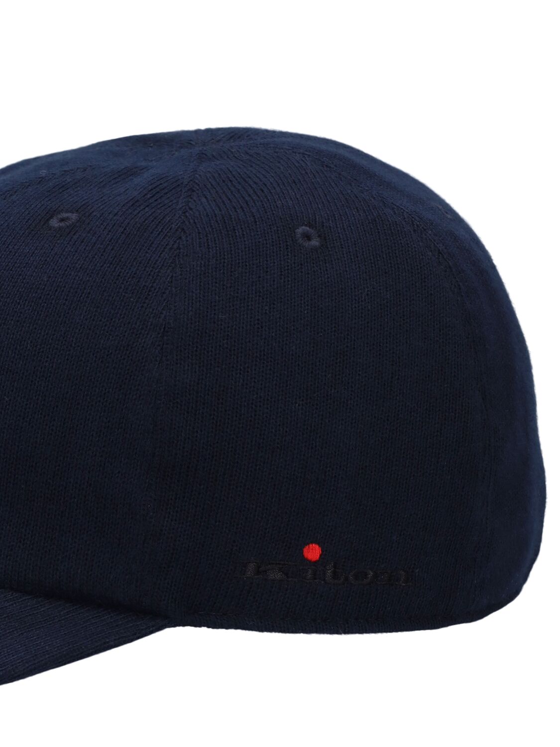 Shop Kiton Logo Cotton Baseball Hat In Cornflower Blue