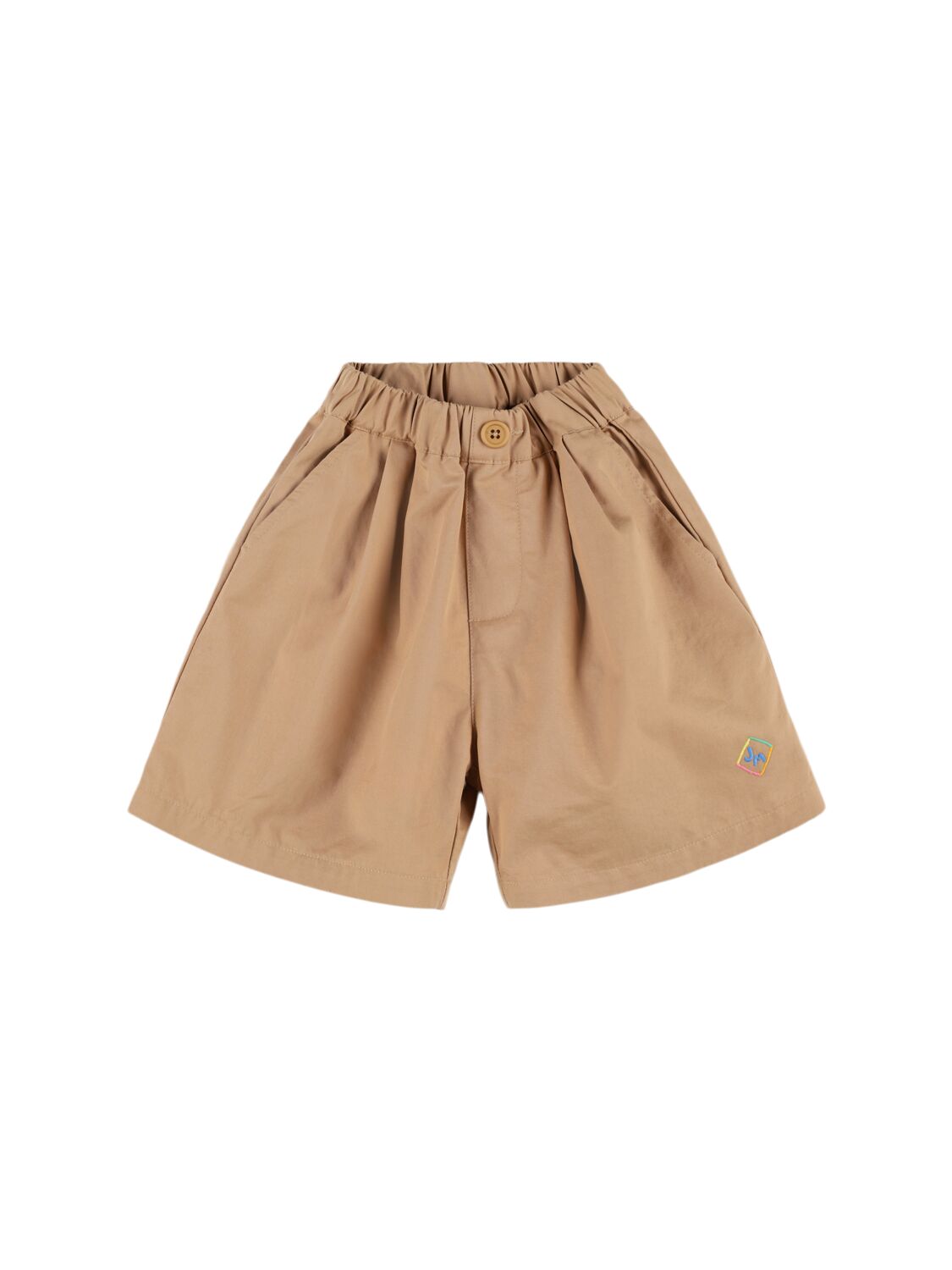 Image of Woven Cotton Shorts