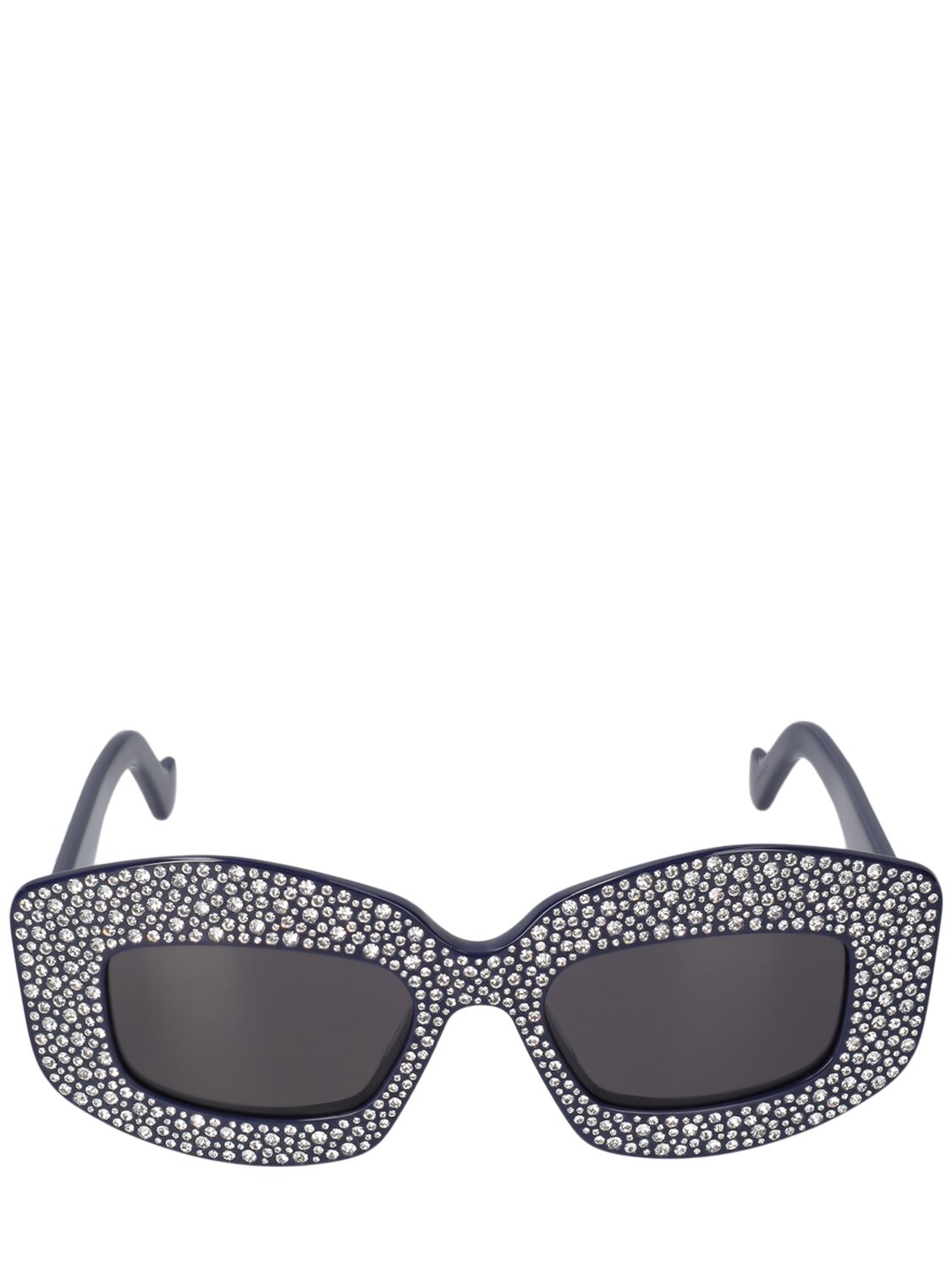 Loewe Anagram Round Sunglasses In Gray