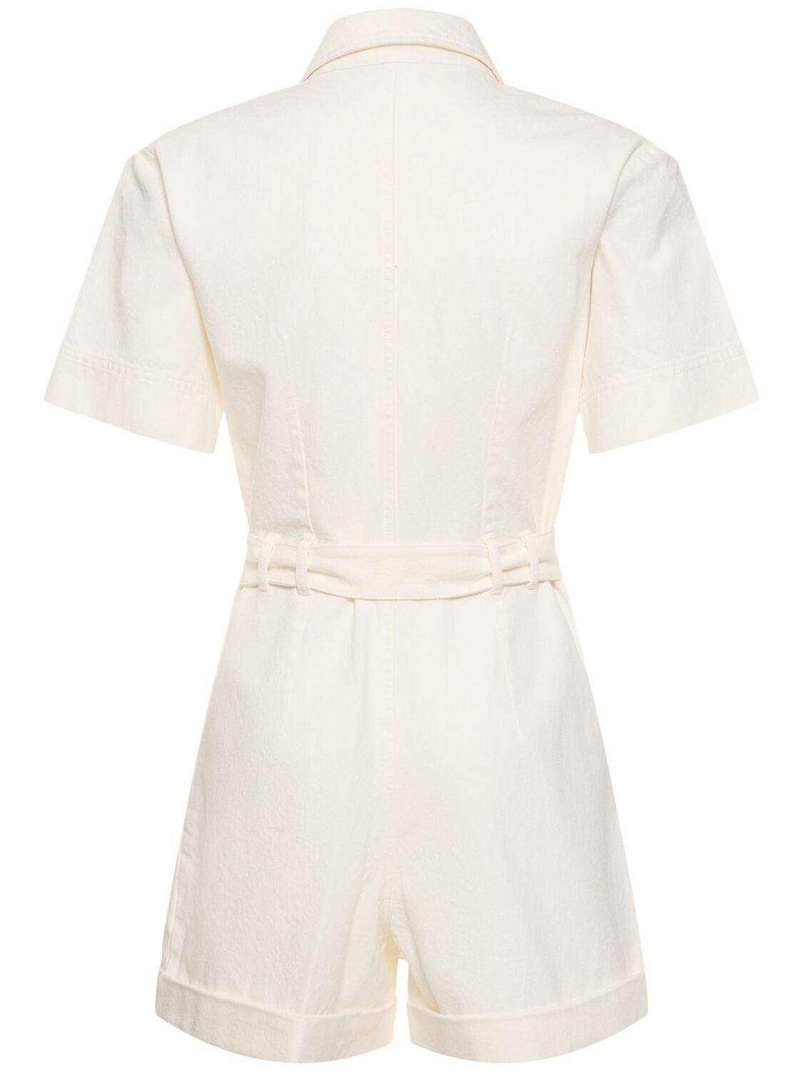 Shop Apc Hills Cotton Jumpsuit In White