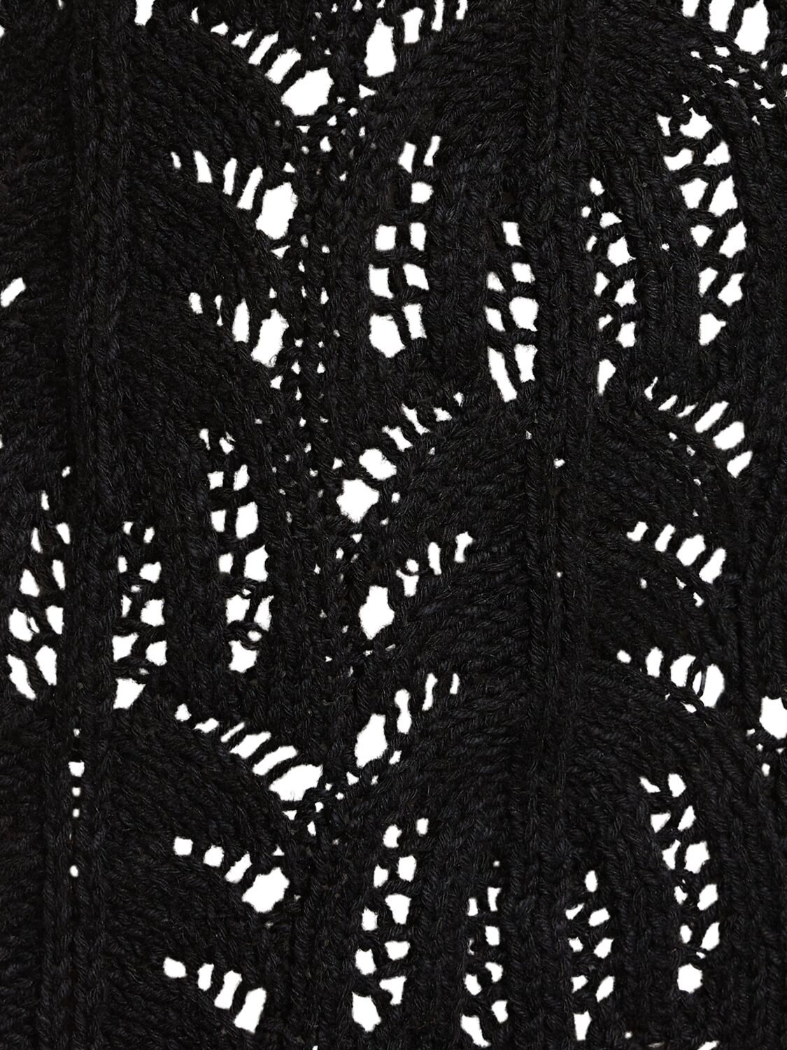 Shop The Garment Egypt Crochet Cotton Linen Vest In Black