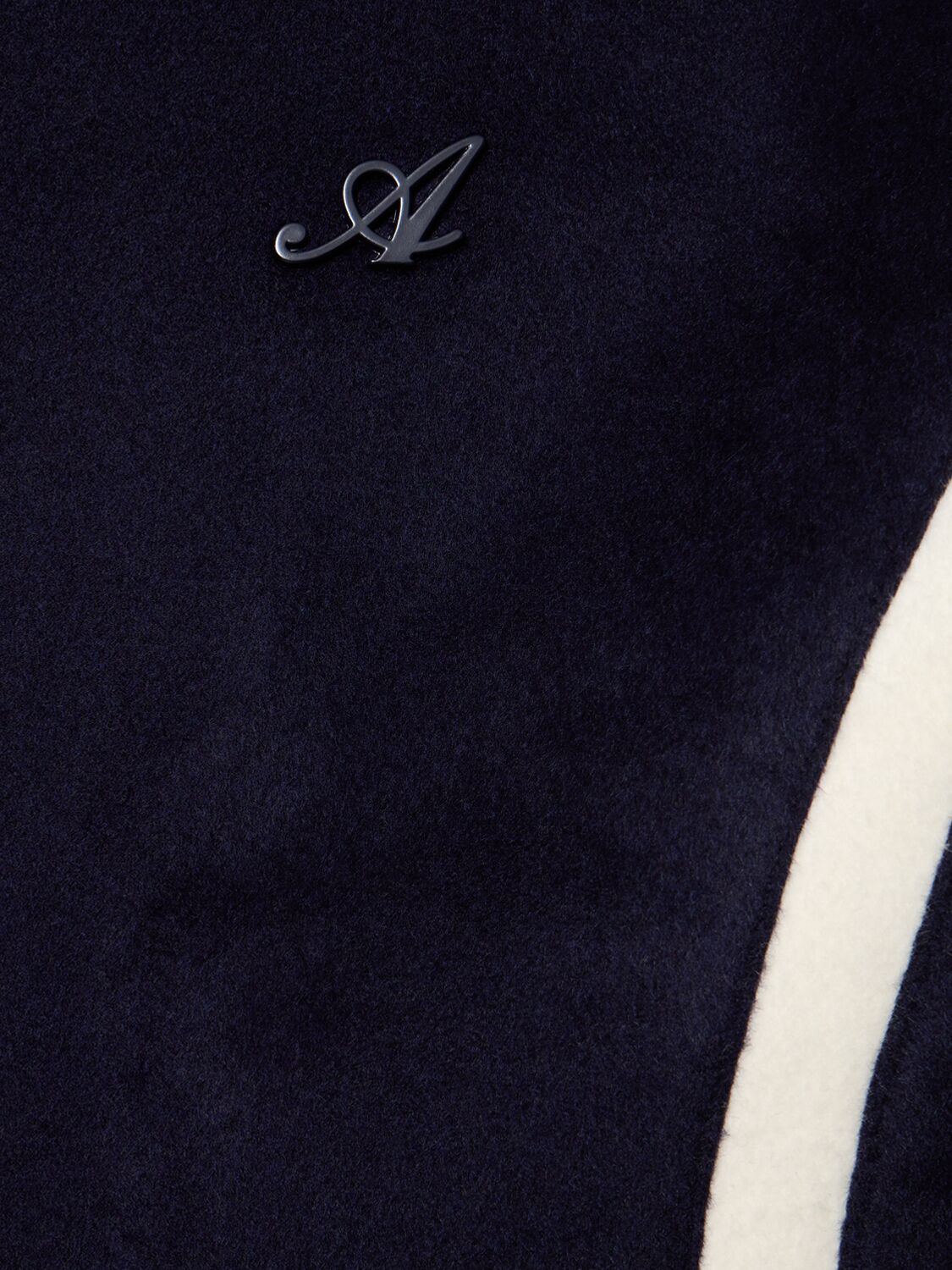 Shop Axel Arigato Bay Varsity Jacket In Navy