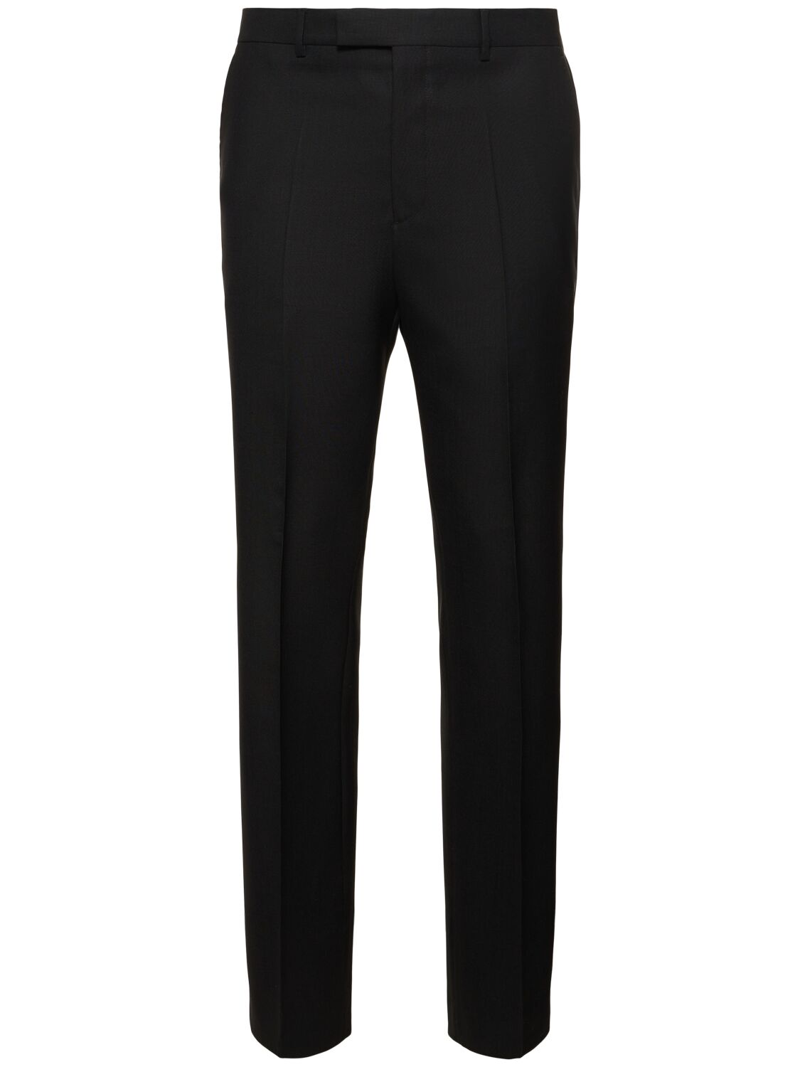 Sunflower Wool Straight Trousers In Black