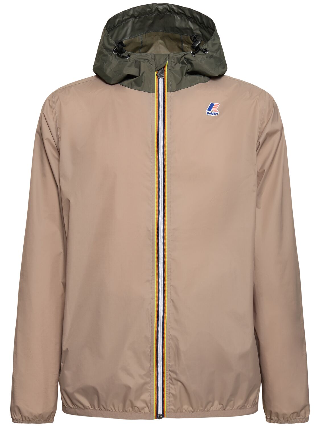 K-way Le Vrai 3.0 Claude Jacket In Beige Taupe