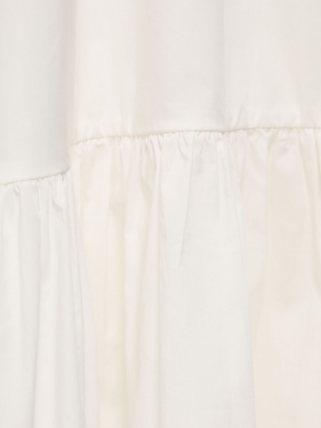 Shop Anine Bing Averie Cotton Midi Dress In White