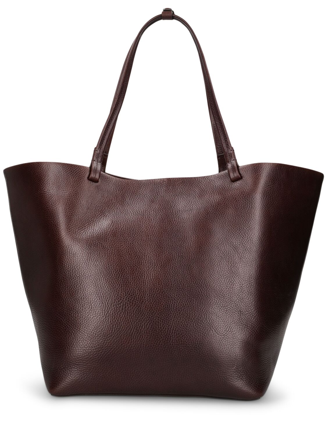 Shop The Row Xl Park Vegetable Tanned Leather Tote In Brown