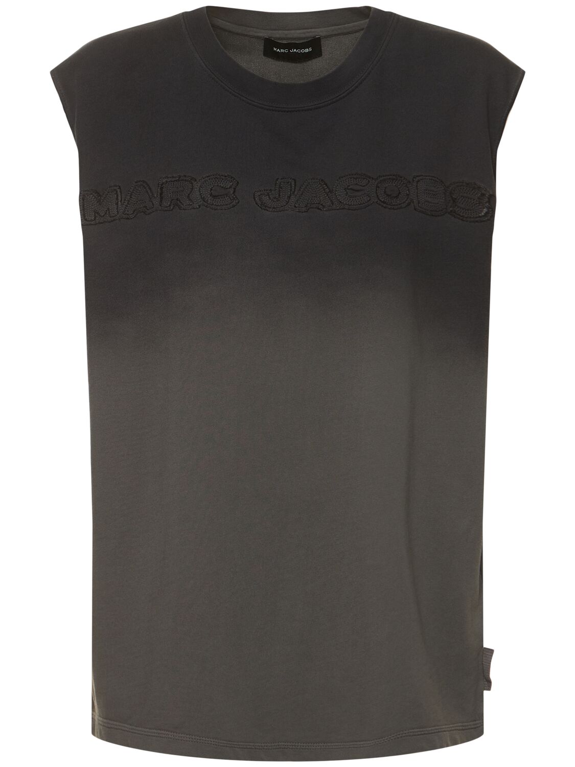 Marc Jacobs Grunge Spray Muscle T-shirt In Gray
