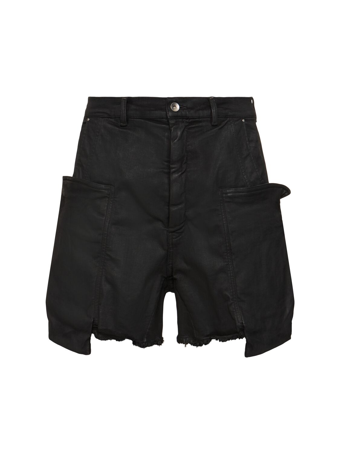 Shop Rick Owens Stefan Cargo Shorts In Black
