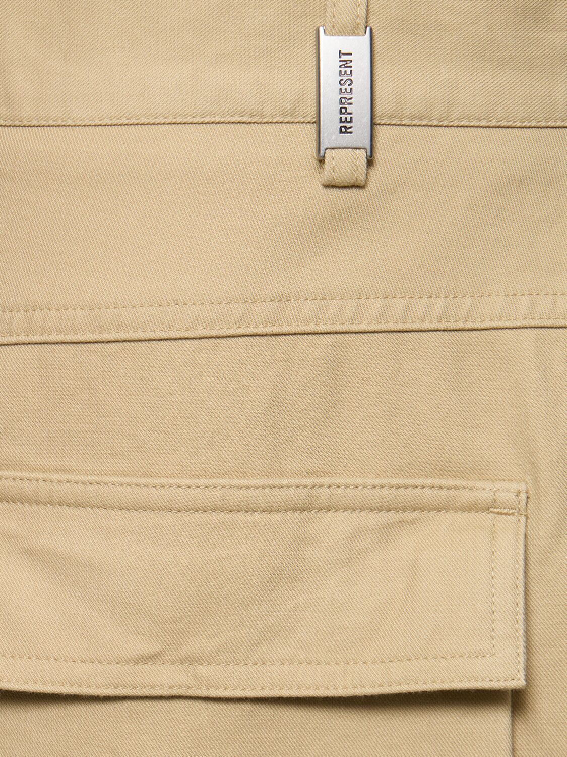 Shop Represent Baggy Cargo Pants In Sandstone