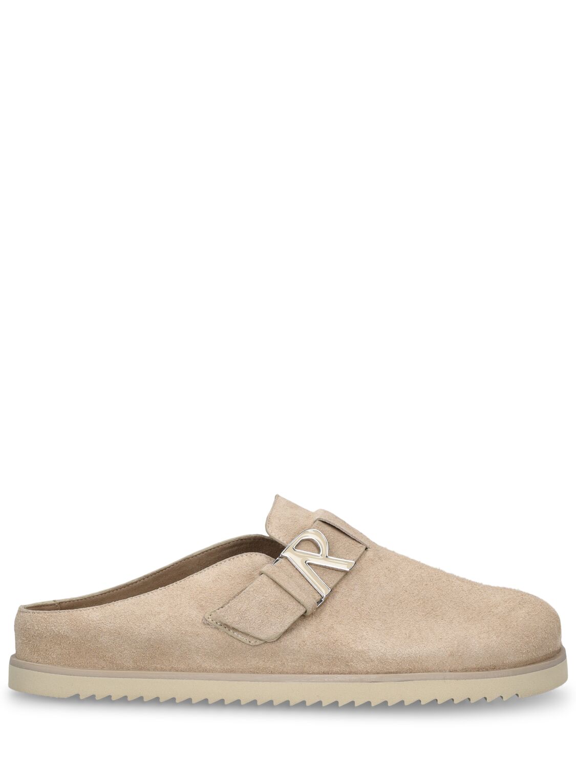 Shop Represent Initial Mules In Taupe