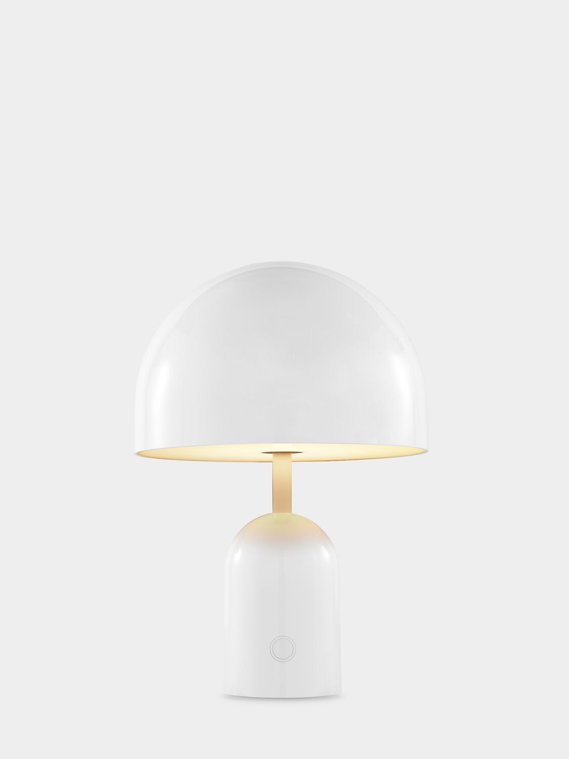 Shop Tom Dixon Bell Portable Led Lamp In White