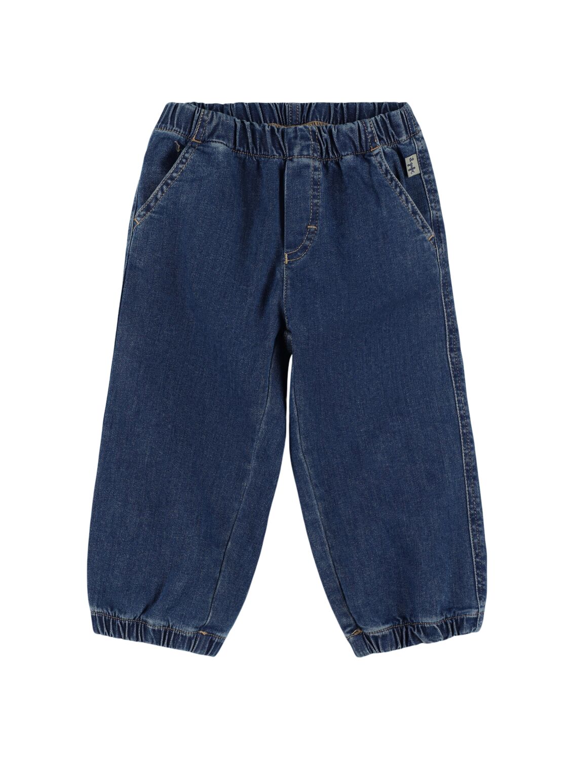 Il Gufo Kids' Denim Pants In Blue