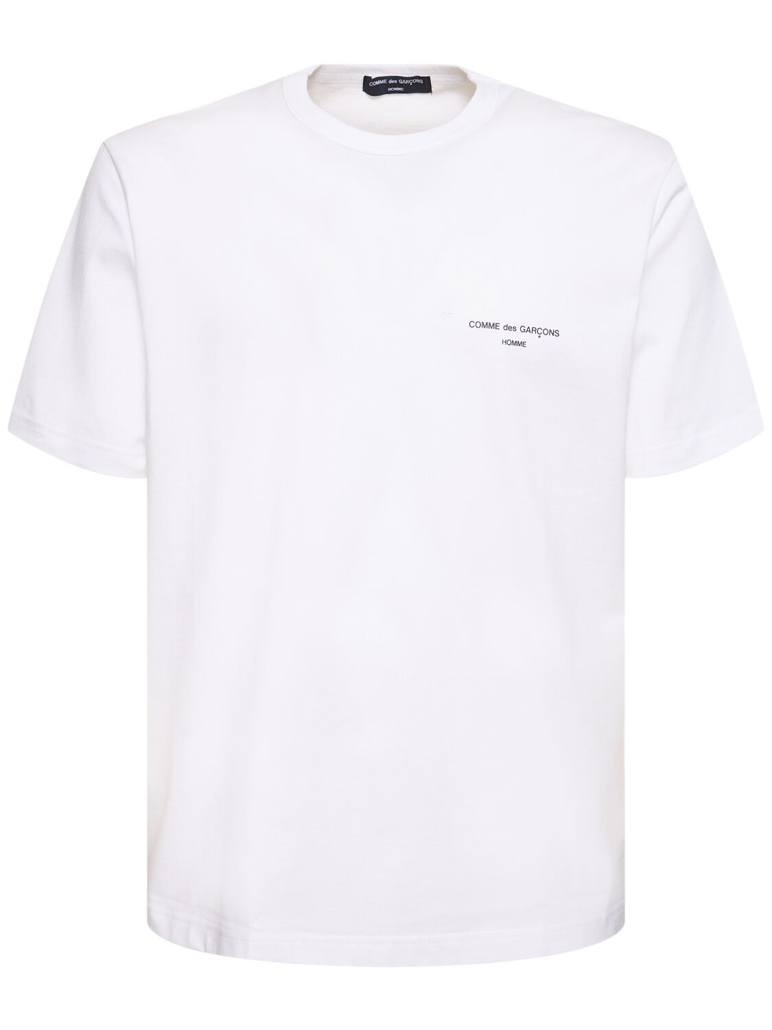 Image of Printed Logo Cotton T-shirt