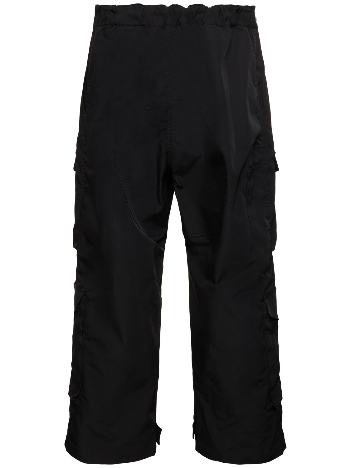 Shop Junya Watanabe Multi-pocket Oxford Pants In Black
