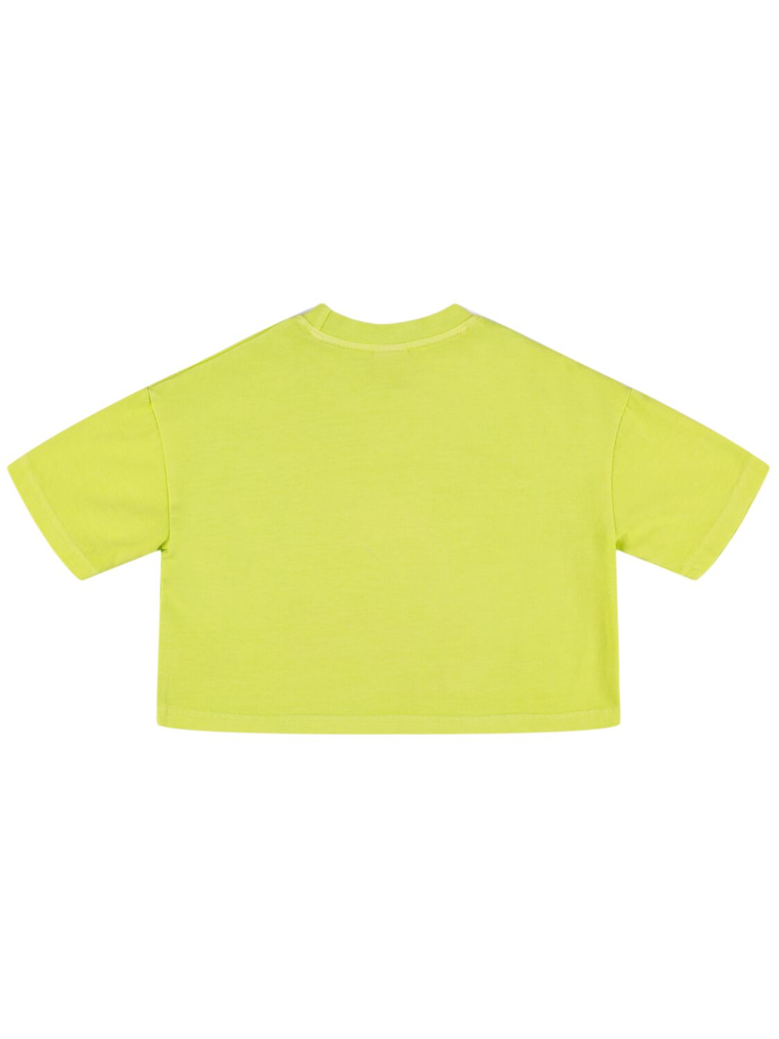 Shop Jellymallow Cotton Crewneck Sweatshirt In Yellow