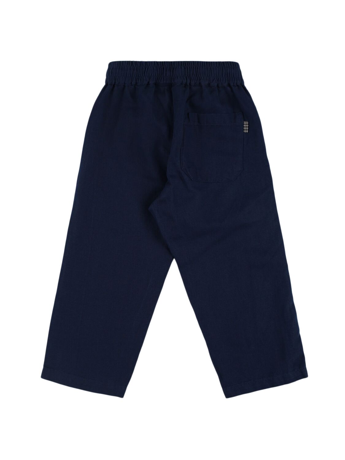 Shop Molo Cotton & Linen Pants In Navy
