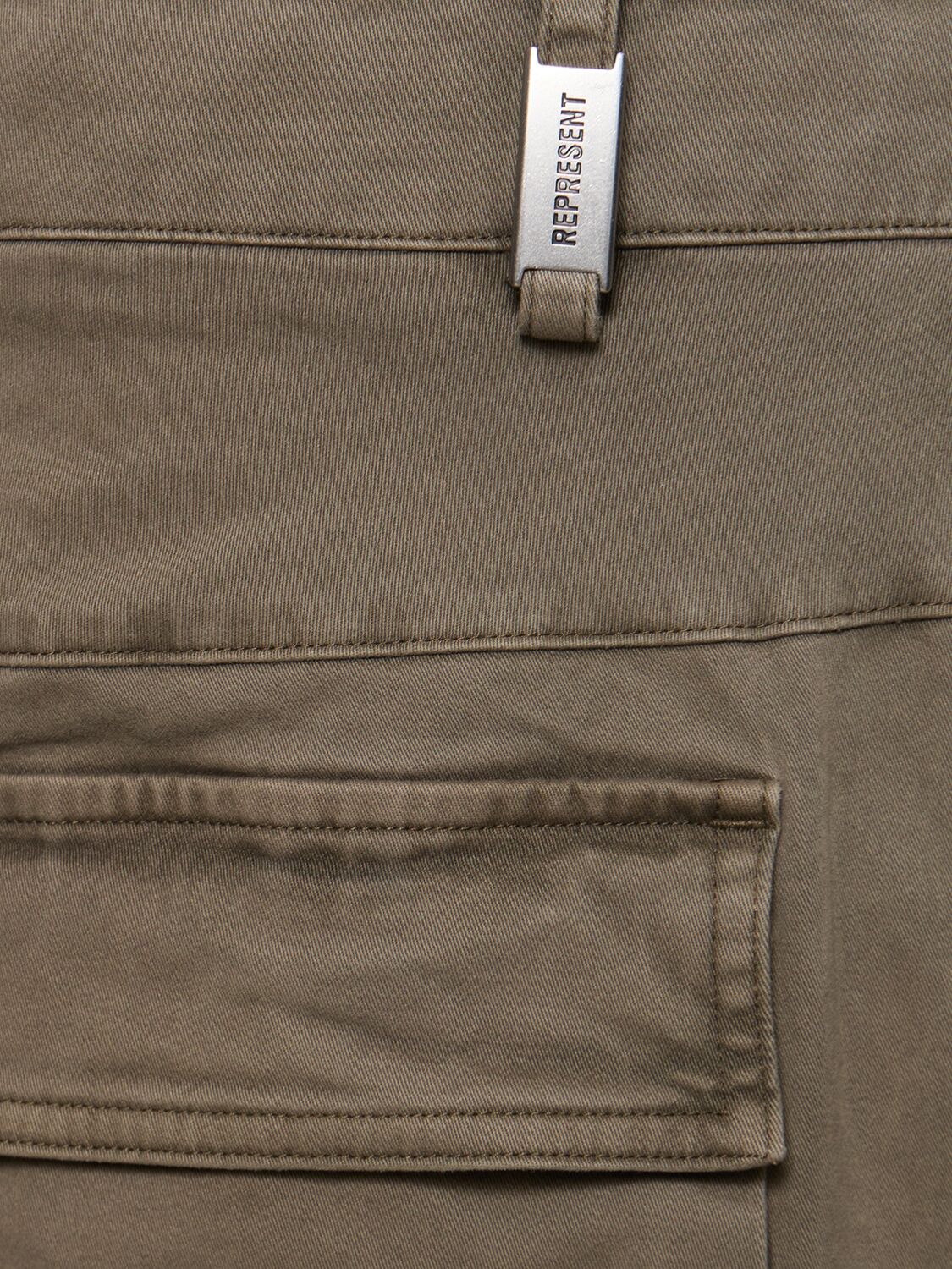 Shop Represent Washed Cargo Shorts In Dawn