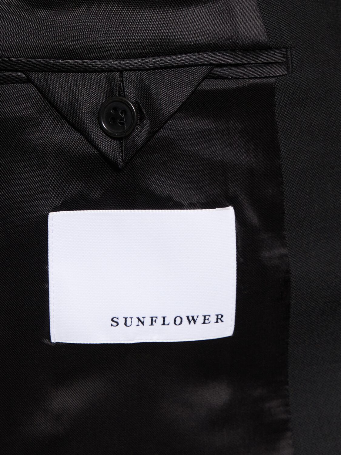 Shop Sunflower Single Breasted Wool Blazer In Black