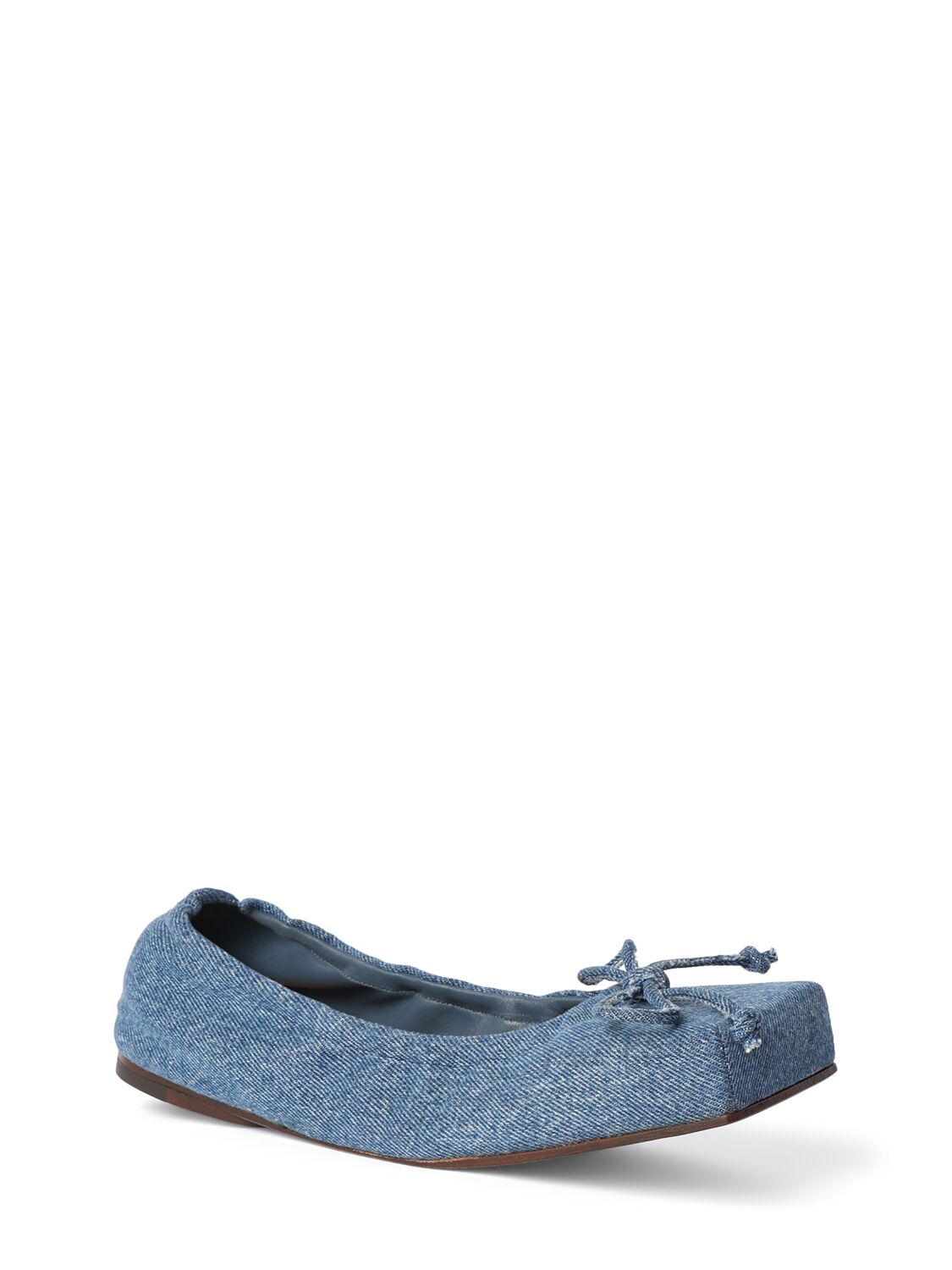 Shop Jacquemus Les Ballerines Ballet Flats In Blue