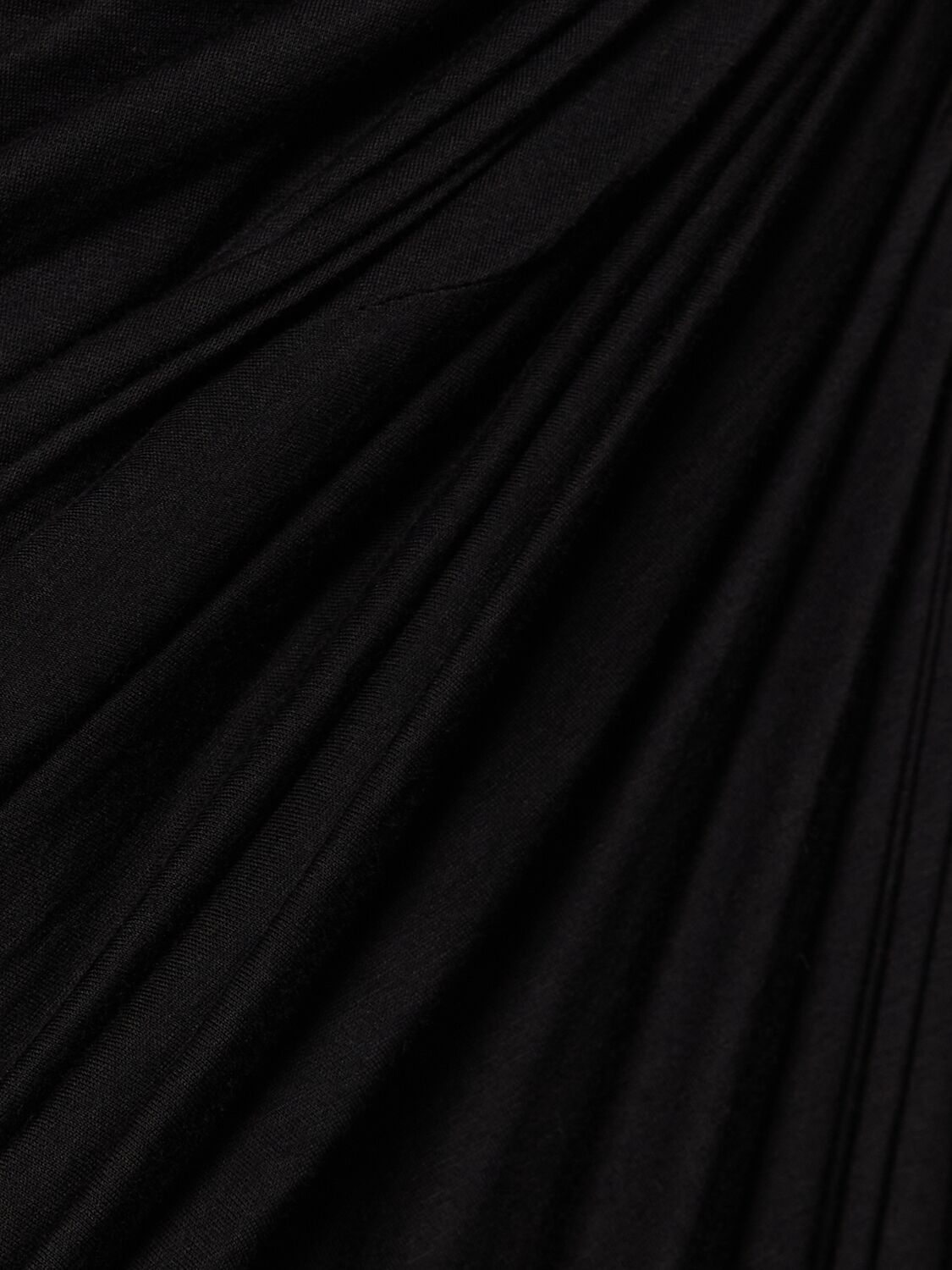 Shop Rick Owens Radiance Cotton Bustier Dress In Black
