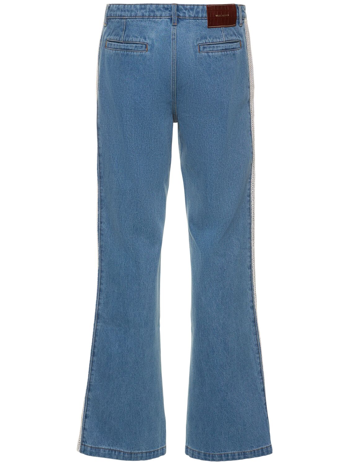 Shop Wales Bonner Eternity Cotton Denim Jeans In Light Blue