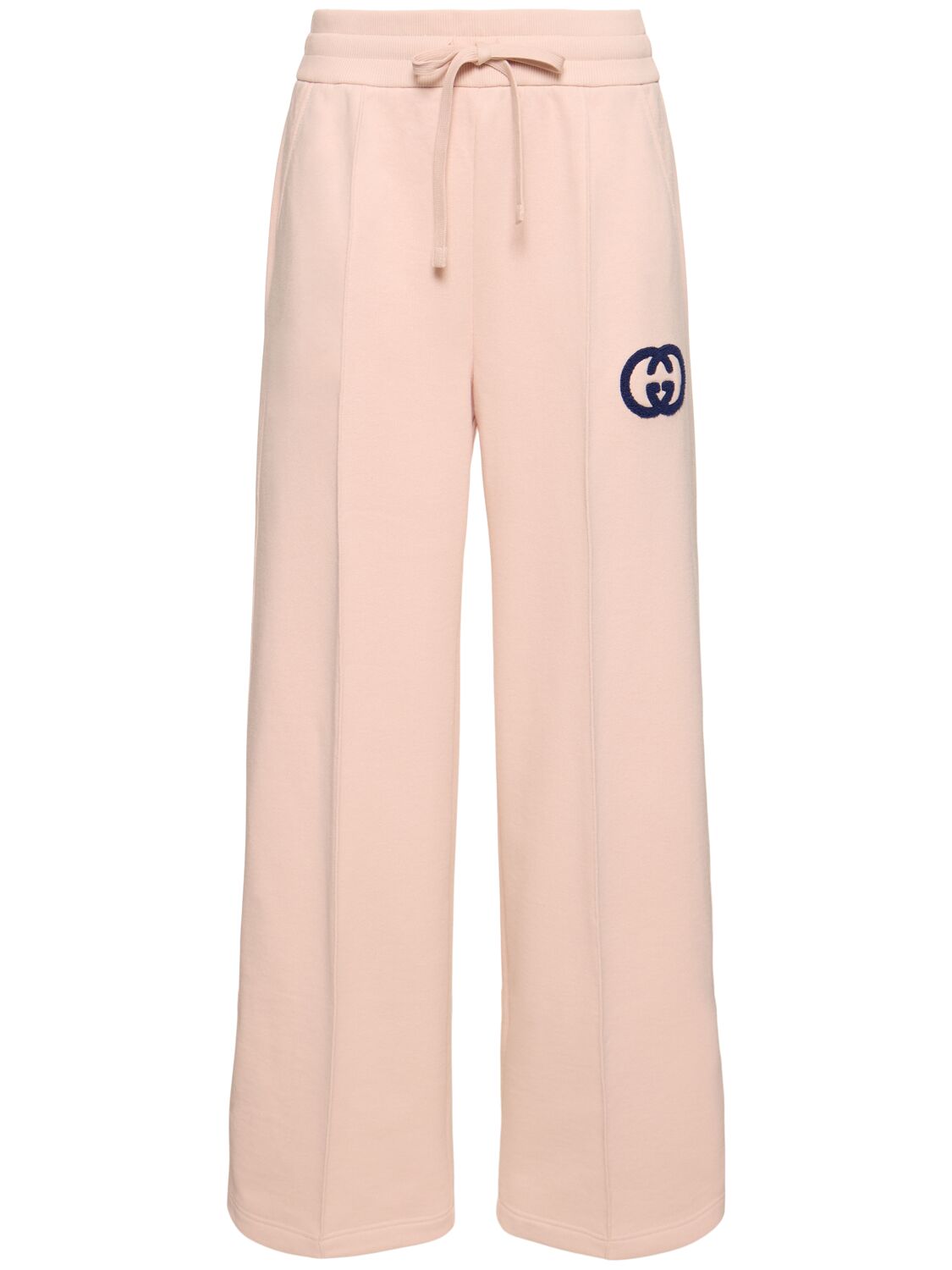 Gucci Cotton Jersey Jogging Trouser In Pink