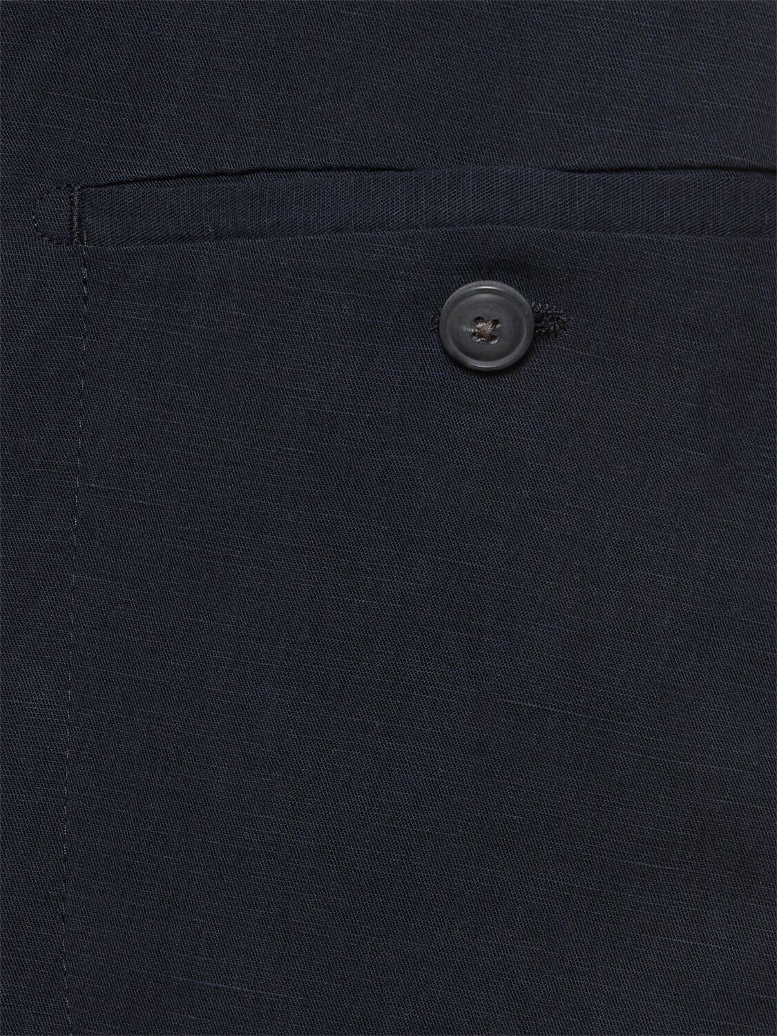 Shop Hugo Boss Hanry Lyocell & Linen Blazer In Dark Blue