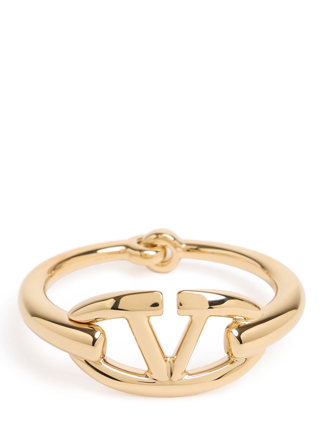 Valentino Garavani V Logo Moon Bracelet In Gold