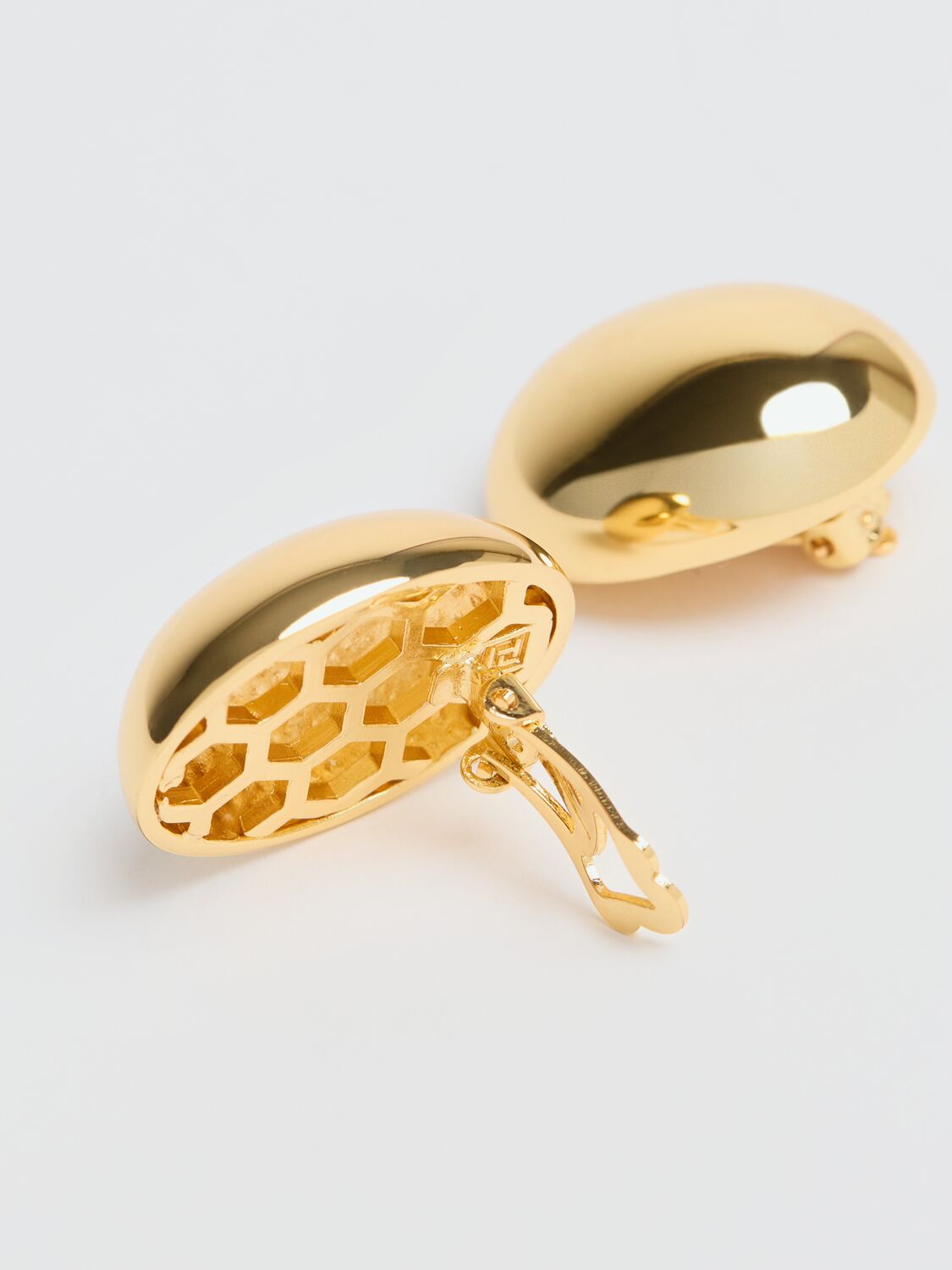 Shop Federica Tosi Isa Stud Earrings In Gold