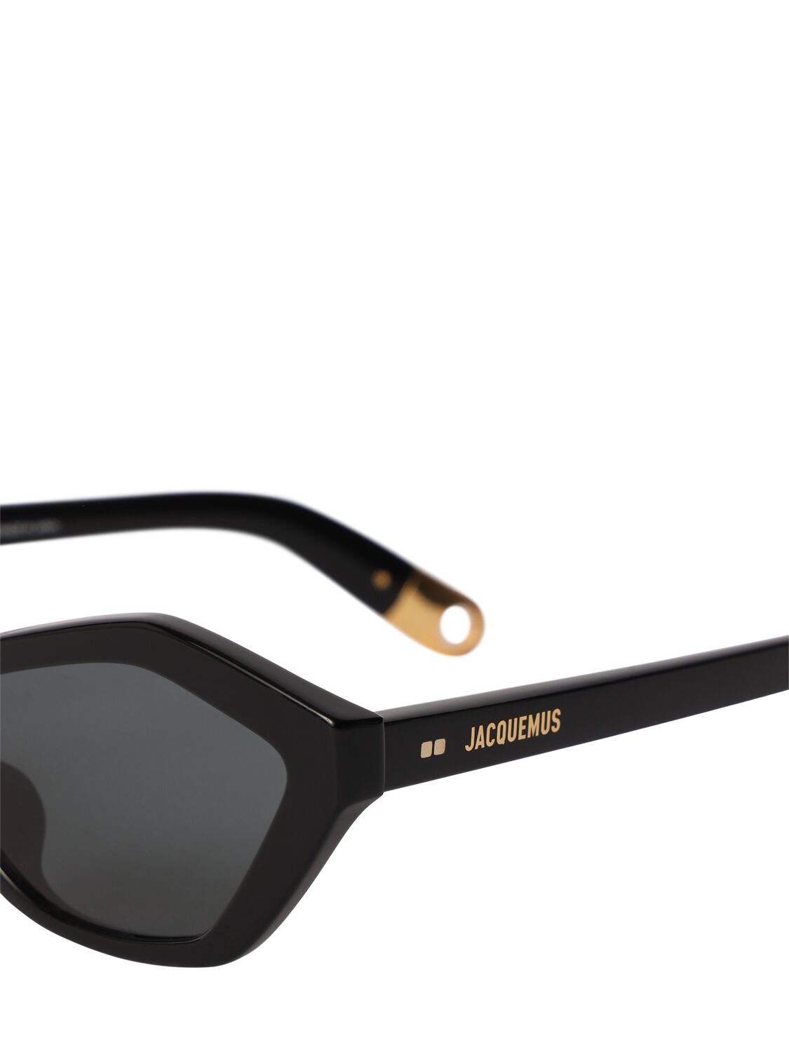 Shop Jacquemus Les Lunettes Bambino Acetate Sunglasses In Black