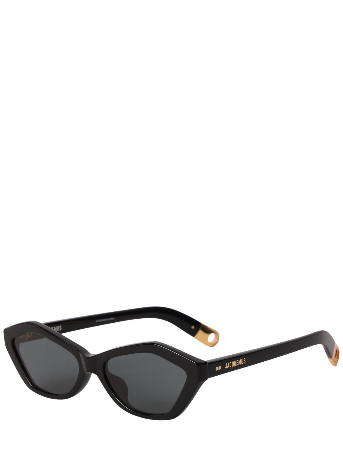 Shop Jacquemus Les Lunettes Bambino Acetate Sunglasses In Black