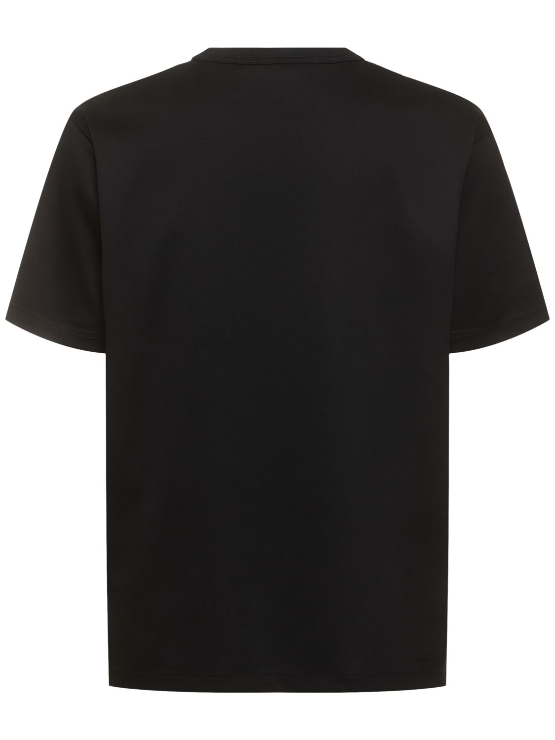 Shop Junya Watanabe Cotton Jersey T-shirt In Black