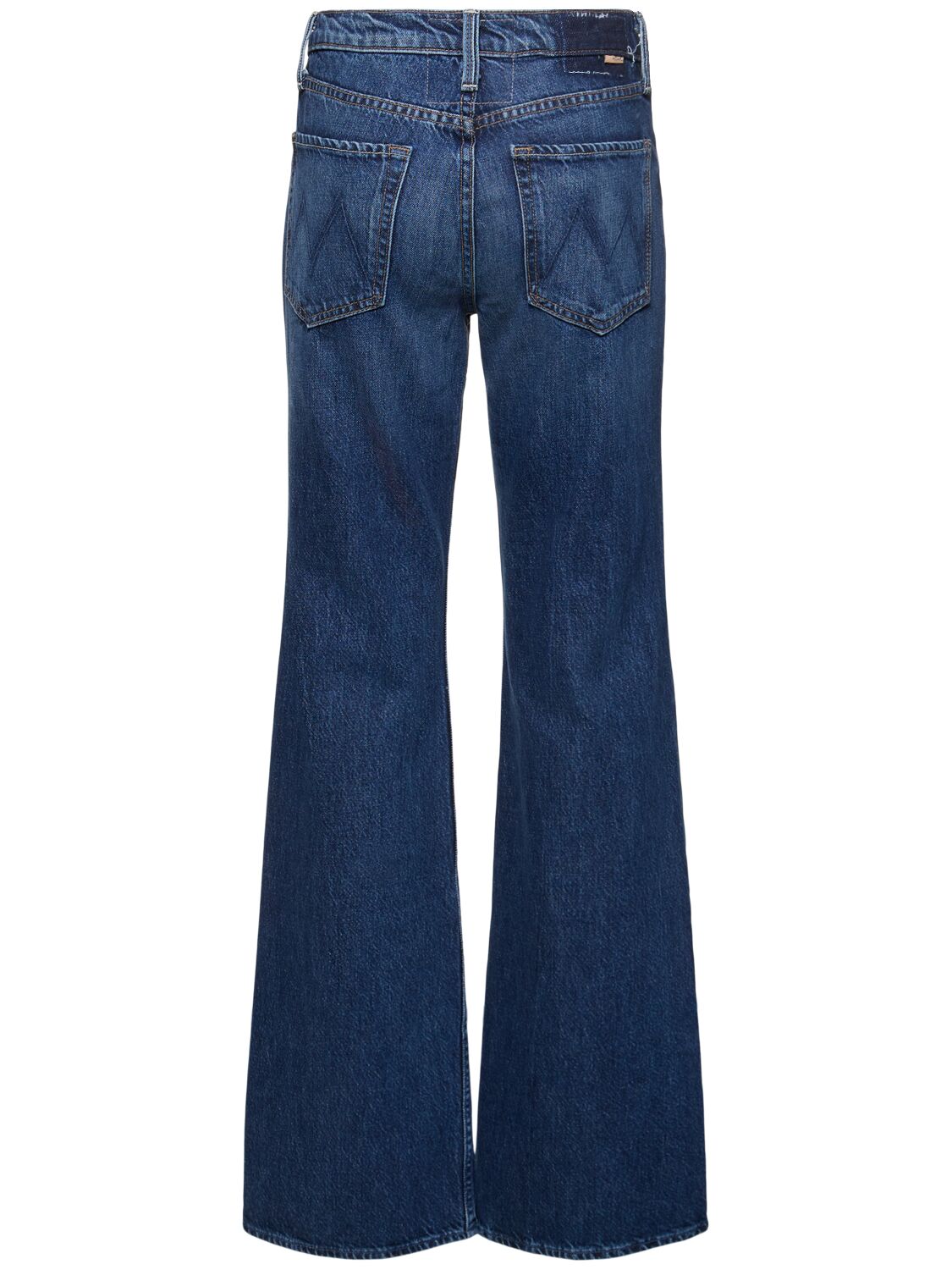 Shop Mother The Bookie Heel High Rise Jeans In Blue