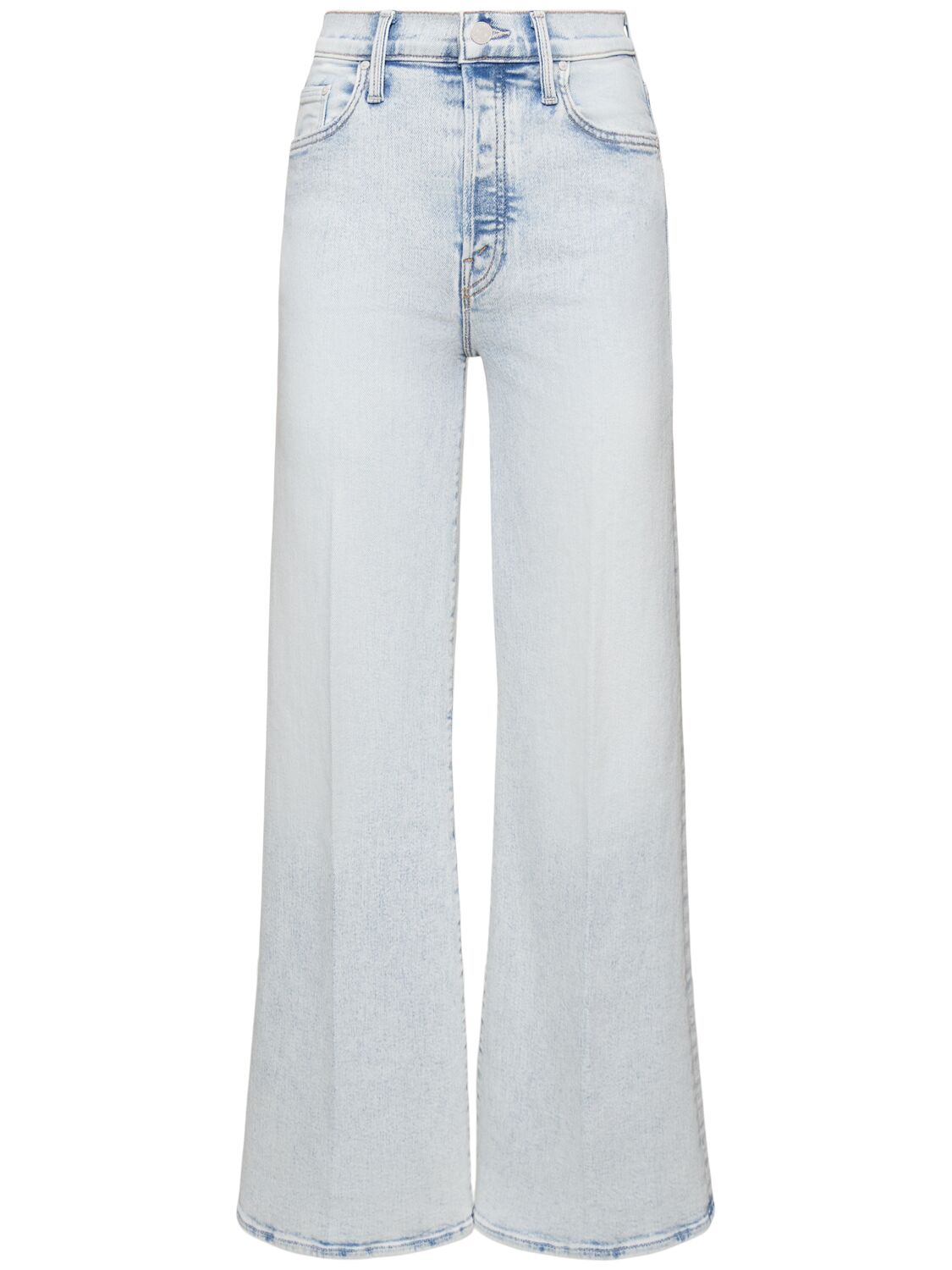 Shop Mother The Tomcat Roller High Rise Jeans In Blue