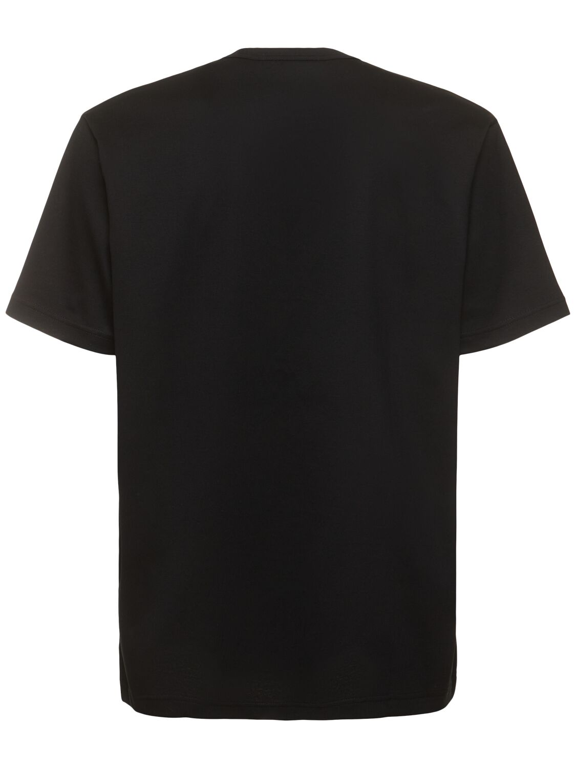 Shop Junya Watanabe Cotton Jersey T-shirt In Black